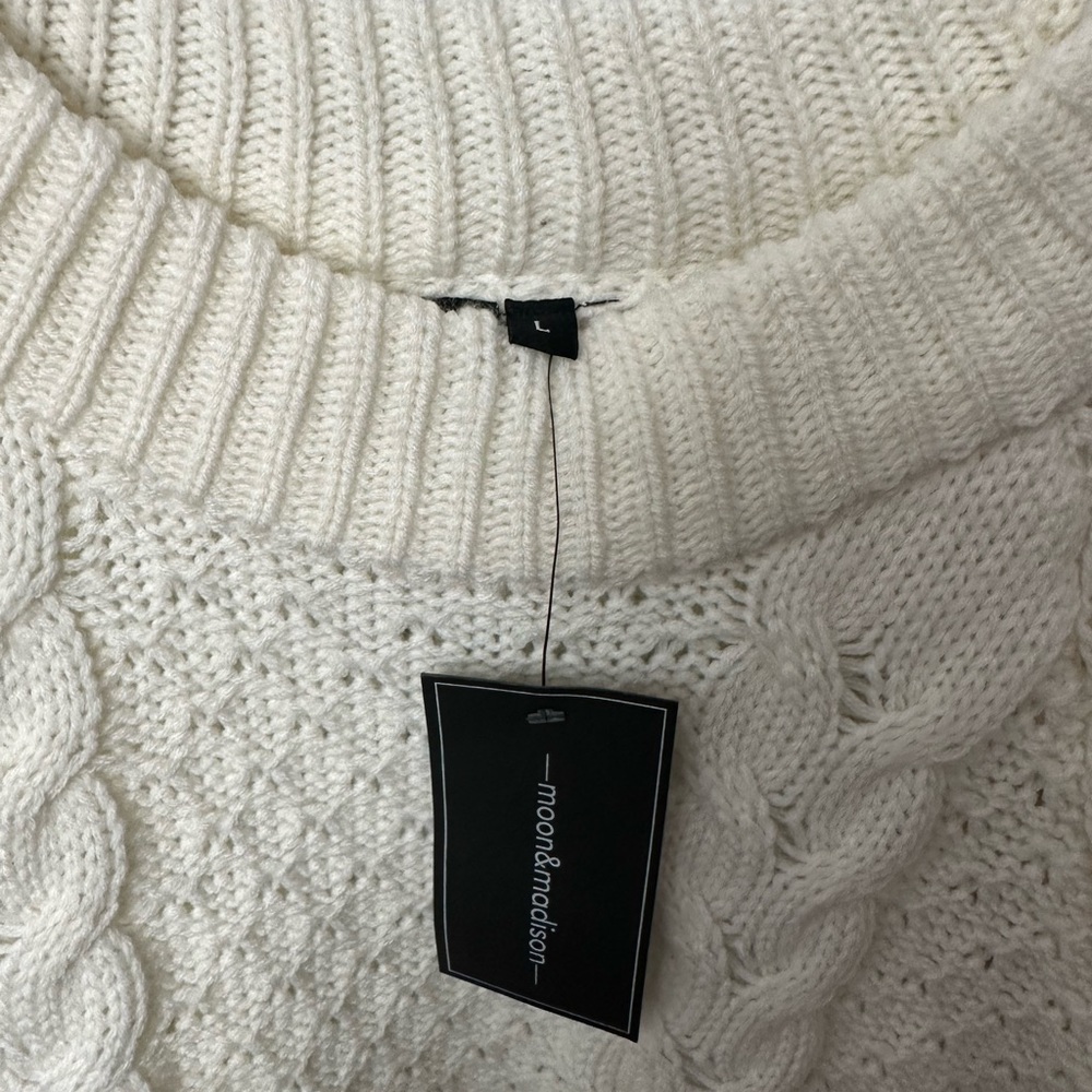 Chunky knit sweater